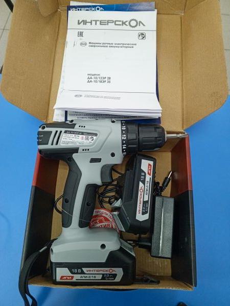 Купить Интерскол ДА-10/18ЭР 35 с СЗУ в Усть-Илимск за 2600 руб.