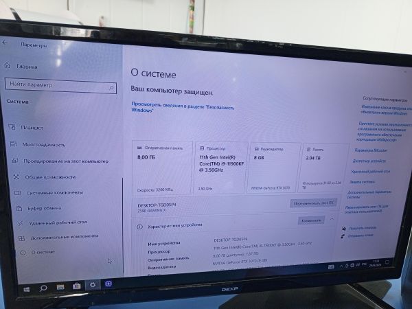 системный блок Сборка i9-11900KF, RTX 3070 8GB, 8GB RAM, HDD 1TB+SSD 1TB+240GB в Усть-Илимск