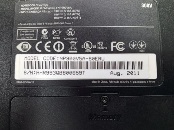 ноутбук Samsung NP300V5A-S0ERU в Усть-Илимск