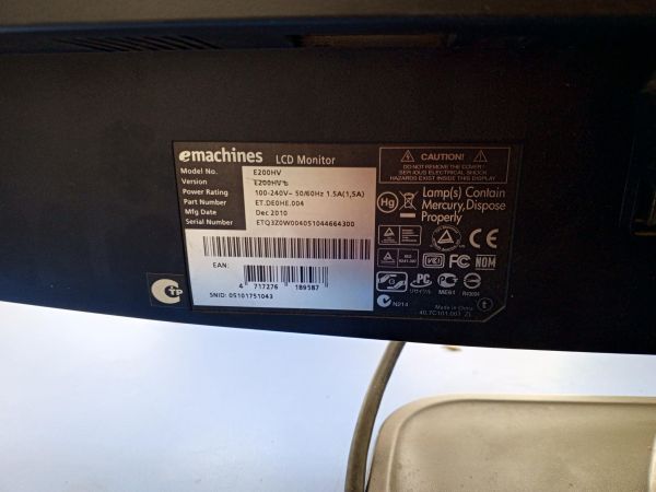 монитор eMachines E200HV b в Усть-Илимск