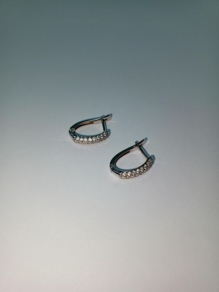 серебряные серьги Серьги серебро 925 3,35g, вес изделия 3.45g в Иркутск