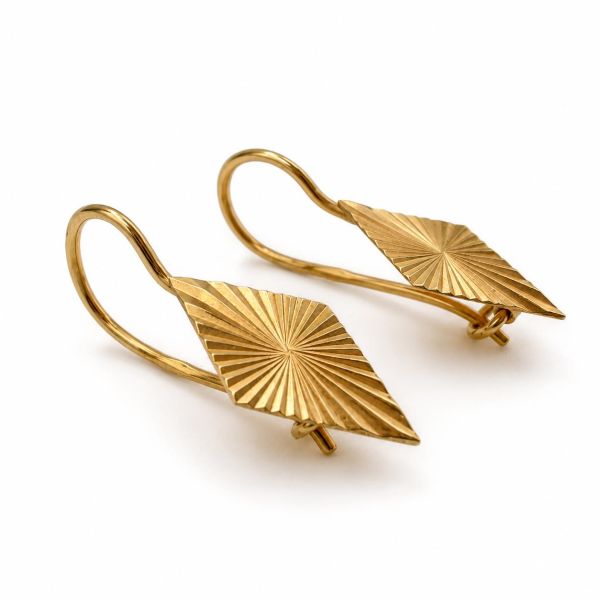 золотые серьги Серьги золото 585 1,45g, вес изделия 1.45g в Иркутск