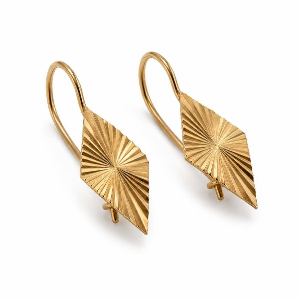 золотые серьги Серьги золото 585 1,45g, вес изделия 1.45g в Иркутск