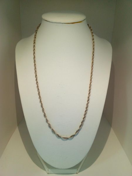 серебряная цепь Цепь серебро 925 7,06g, вес изделия 7.07g, длина 48 см, 00 нет камней в Усть-Илимск