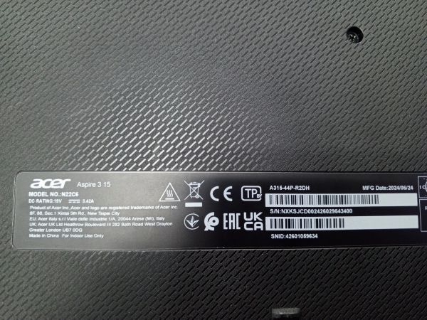 ноутбук Acer Aspire 3 A315-44P-R2DH (Radeon Graphics, RAM 12  GB, SSD 256 GB) в Усть-Илимск