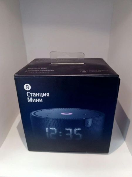 умная колонка Яндекс Станция Мини Плюс (YNDX-00020) с СЗУ в Усть-Илимск