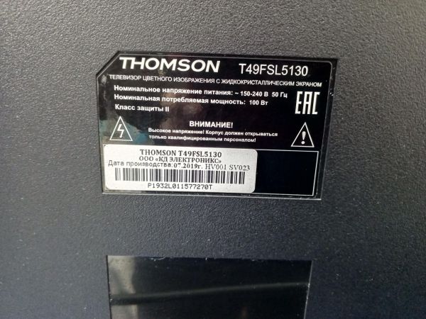 телевизор Thomson T49FSL5130 в Усть-Илимск
