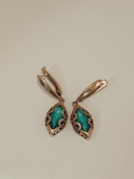 серебряные серьги Серьги серебро 925 4,49g, вес изделия 5.49g в Усть-Илимск