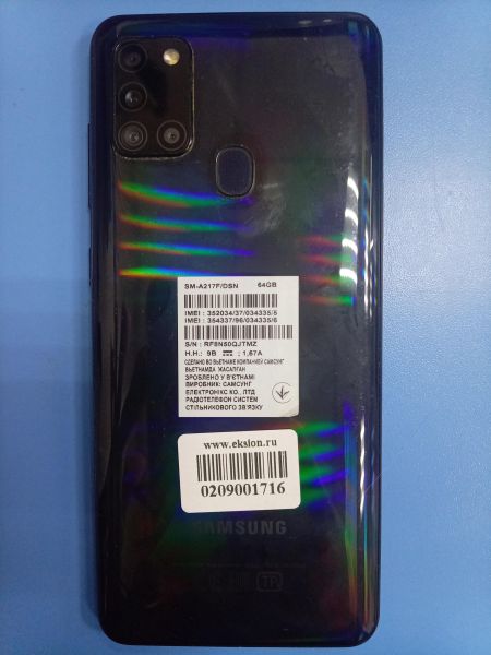 сотовый телефон Samsung Galaxy A21s 4/64GB (A217F) Duos в Ангарск