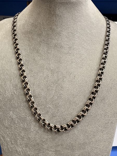 серебряная цепь Цепь серебро 925 61,02g, вес изделия 61.12g, длина 60 см в Ангарск
