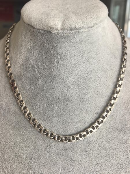 серебряная цепь Цепь серебро 925 29,32g, вес изделия 29.33g, длина 50 см в Ангарск