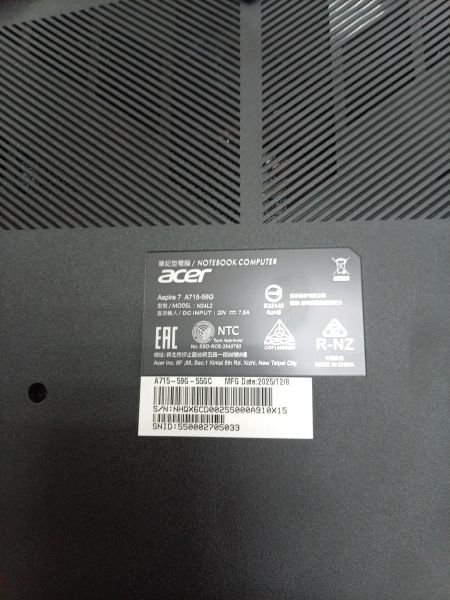 ноутбук Acer Aspire 7 A715-59G-55GC в Ангарск