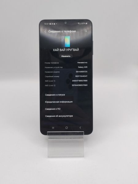 Купить Samsung Galaxy A06 6/128GB (A065F) Duos в Усть-Илимск за 4300 руб.