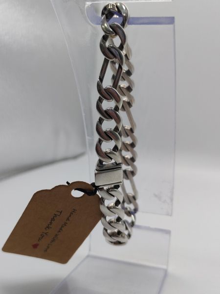 серебряный браслет Браслет серебро 925 28,90g, вес изделия 28.9g, длина 23 см в Усть-Илимск