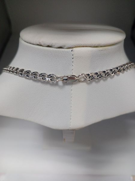 серебряная цепь Цепь серебро 925 18,43g, вес изделия 18.53g, длина 64 см в Усть-Илимск