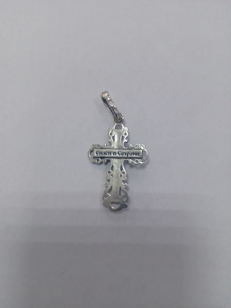 серебряный крест Крест серебро 925 4,54g, вес изделия 4.64g в Усть-Илимск