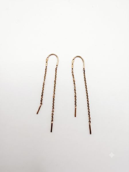золотые серьги Серьги золото 585 0,48g, вес изделия 0.48g в Иркутск