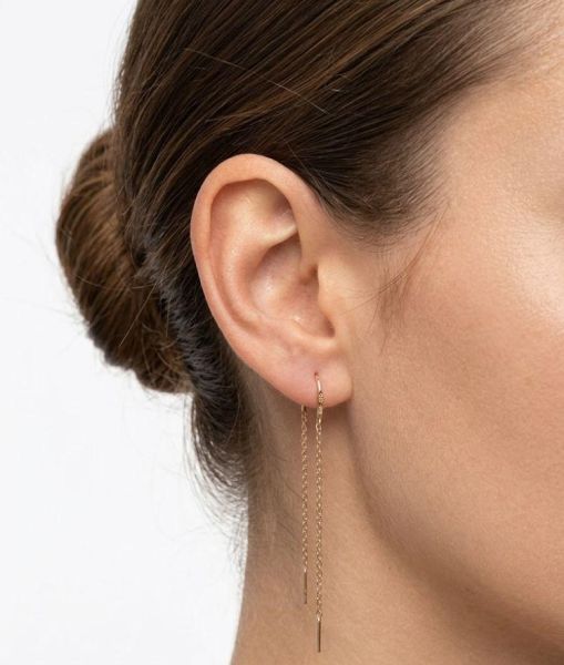золотые серьги Серьги золото 585 0,48g, вес изделия 0.48g в Иркутск