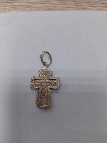 серебряный крест Крест серебро 925 4,12g, вес изделия 4.12g в Усть-Илимск