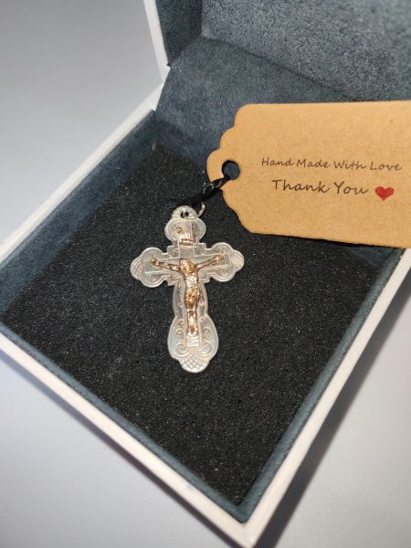 серебряный крест Крест серебро 925 5,65g, вес изделия 5.65g в Усть-Илимск