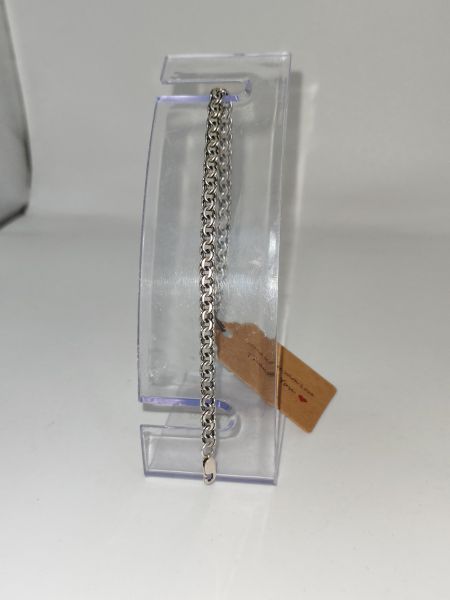 серебряный браслет Браслет серебро 925 6,25g, вес изделия 6.35g, длина 20 см в Иркутск