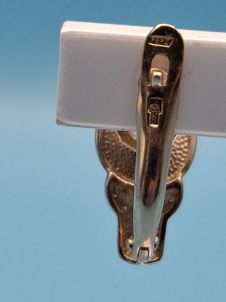 золотые серьги Серьги золото 585 2,48g, вес изделия 2.84g в Иркутск