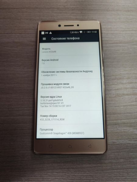 сотовый телефон Lenovo K6 Note (K53a48) Duos в Усть-Илимск