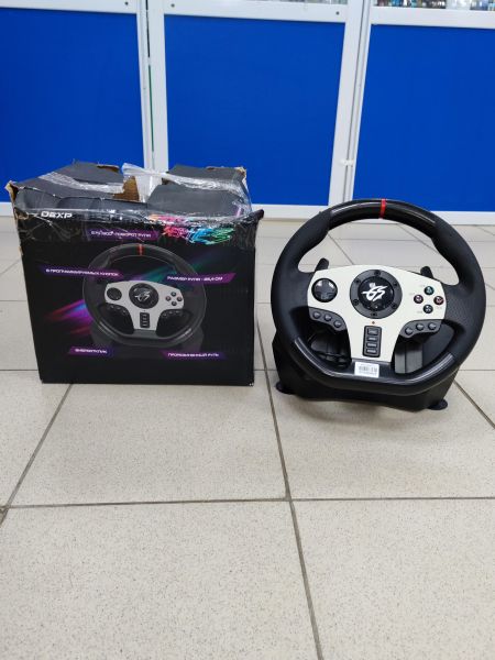 руль игровой с педалями DEXP Wheelman Pro в Усть-Илимск