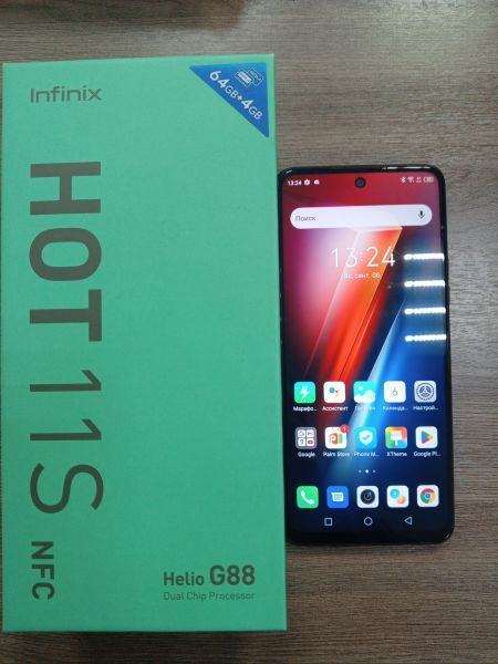 сотовый телефон Infinix Hot 11S NFC 4/64GB (X6812B) Duos в Усть-Илимск