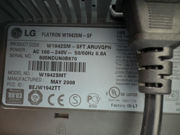 монитор LG Flatron W1942SM в Томск
