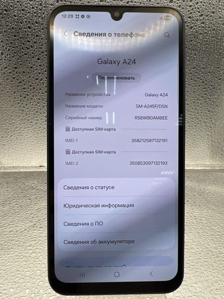 сотовый телефон Samsung Galaxy A24 6/128GB (A245F) Duos в Томск