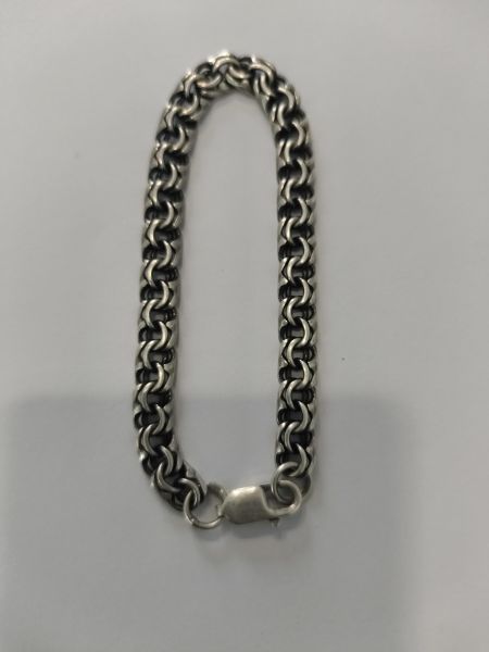 серебряный браслет Браслет серебро 925 19,00g, вес изделия 19.1g, длина 21 см в Иркутск