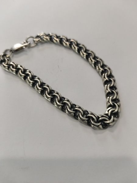 серебряный браслет Браслет серебро 925 19,00g, вес изделия 19.1g, длина 21 см в Иркутск
