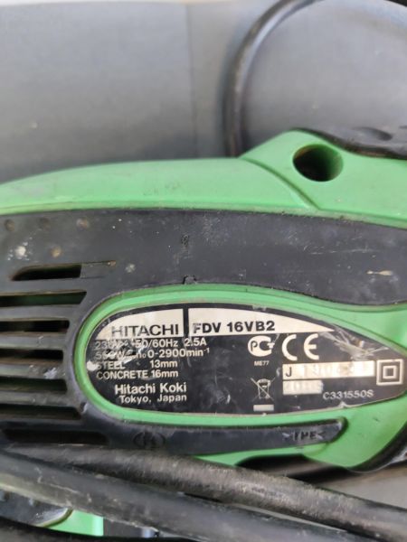 дрель и строительный миксер Hitachi FDV16VB2 в Иркутск