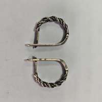 Серьги серебро 925 3,56g, вес изделия 3.56g