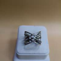Кольцо серебро 925 6,89g, вес изделия 7g, размер 18.5