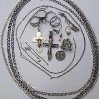 Лом или горсть серебро 925 86,34g, вес изделия 86.38g
