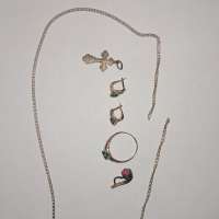 Лом (Горсть) серебро 925 9,98g, вес изделия 10.25g