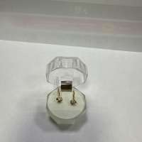 Серьги золото 585 0,96g, вес изделия 0.97g
