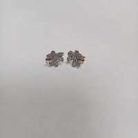 Серьги золото 585 1,73g, вес изделия 1.74g