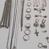 Лом или горсть серебро 925 85,03g, вес изделия 89.04g