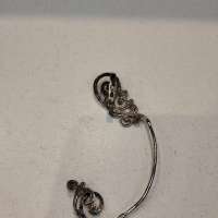 Серьга одна серебро 925 4,58g, вес изделия 4.58g
