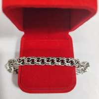 Браслет серебро 925 15,56g, вес изделия 15.66g, длина 20 см