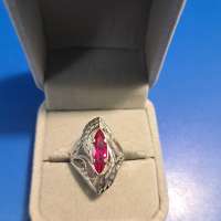 Кольцо серебро 925 3,44g, вес изделия 3.85g, размер 19.5