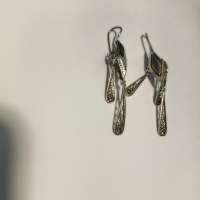 Серьги серебро 925 12,68g, вес изделия 12.68g