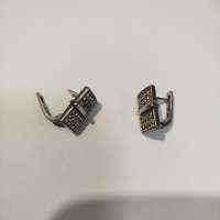 Серьги серебро 925 7,72g, вес изделия 8.33g