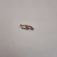 Серьги золото 375 1,40g, вес изделия 1.65g