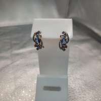 Серьги серебро 925 1,45g, вес изделия 3.45g