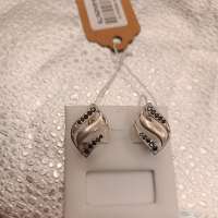 Серьги серебро 925 6,44g, вес изделия 6.64g