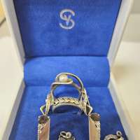 Лом или горсть серебро 925 14,78g, вес изделия 14.98g